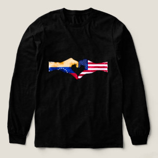 🇻 ❤️ 🇺 🇸 "Venezolano in the USA" Tri-Blend Shirt