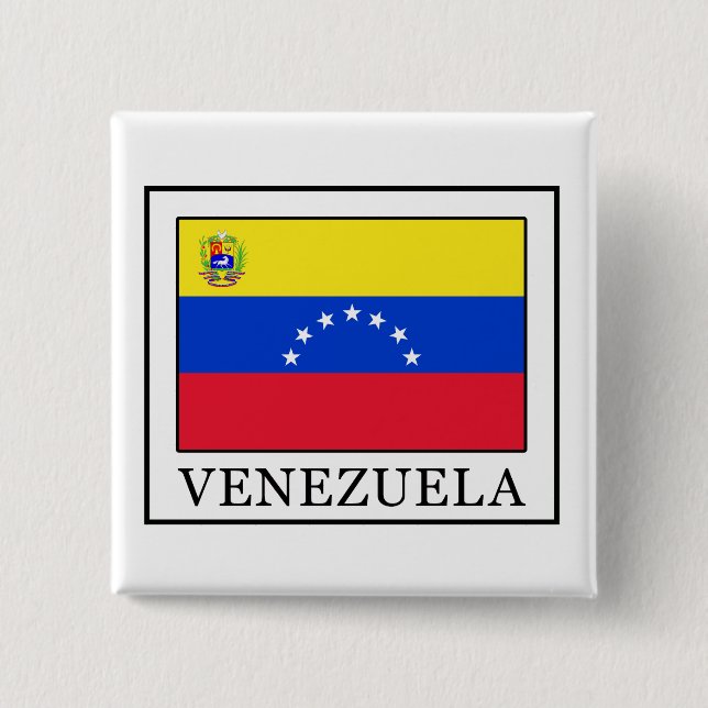 Venezuela 15 Cm Square Badge (Front)