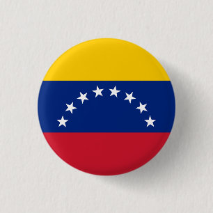 Venezuela 3 Cm Round Badge