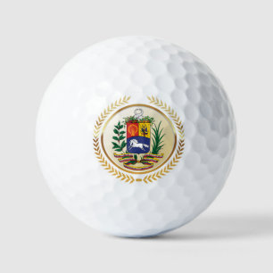 Venezuela Coat of Arms Golf Balls