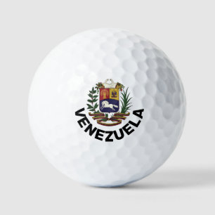 Venezuela coat of arms golf balls