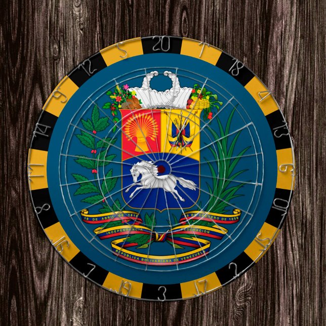 Venezuela Dartboard & Flag darts / game board (Creator Uploaded)