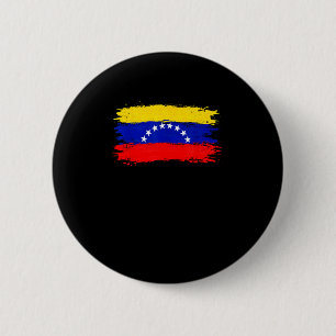 Venezuela Flag 2026 Libre Peace 6 Cm Round Badge