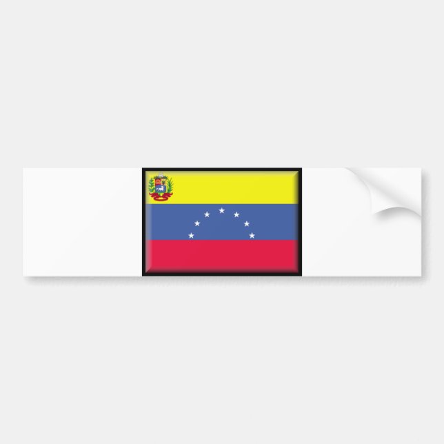Venezuela Flag Bumper Sticker (Front)
