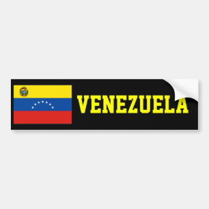 Venezuela flag bumper sticker