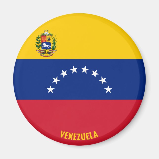 Venezuela Flag Charming Patriotic Magnet (Front)