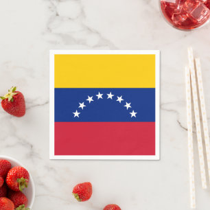 Venezuela flag custom napkins