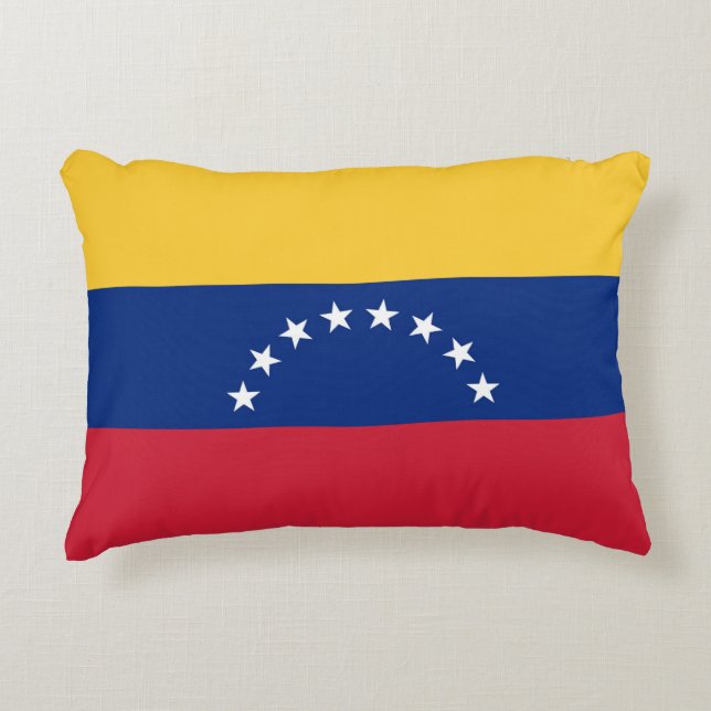 Venezuela flag decorative cushion (Front)