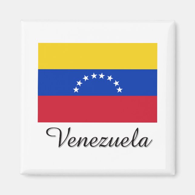 Venezuela Flag Design Magnet (Front)