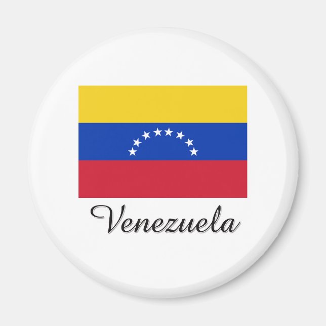 Venezuela Flag Design Magnet (Front)