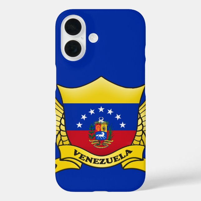 Venezuela Flag Emblem Case-Mate iPhone Case (Back)