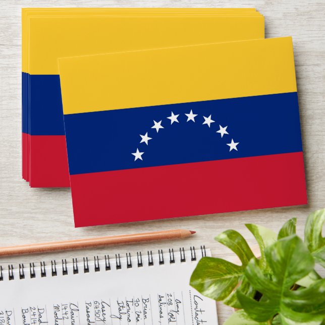 Venezuela flag envelope (Stacked)