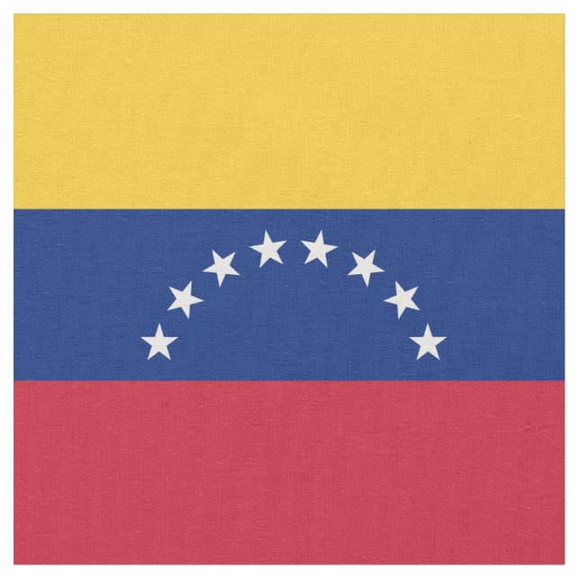 Venezuela flag fabric (Close Up)