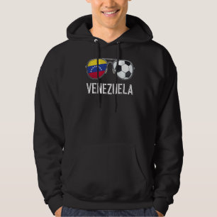 Venezuela Flag & Football Sunglass Venezuelan Fan Hoodie