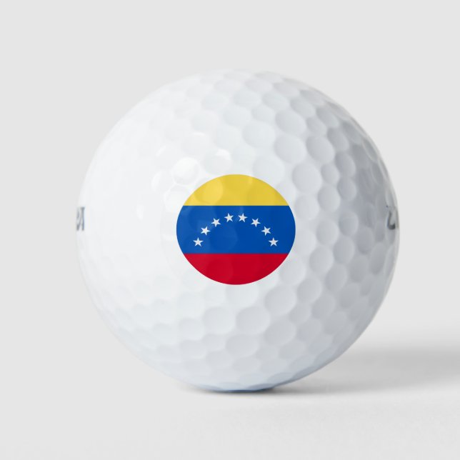 Venezuela Flag Golf Balls (Front)
