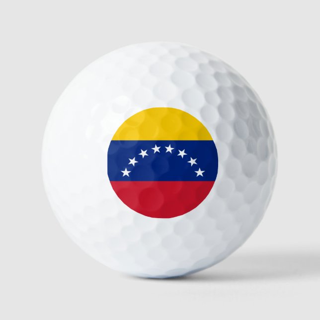 Venezuela Flag Golf Balls (Front)