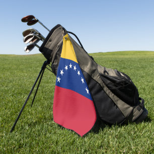 Venezuela flag golf towel
