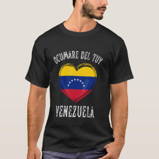 Venezuela Flag Heart Ocumare Del Tuy City T-Shirt