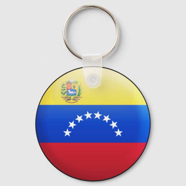 Venezuela Flag Key Ring (Front)