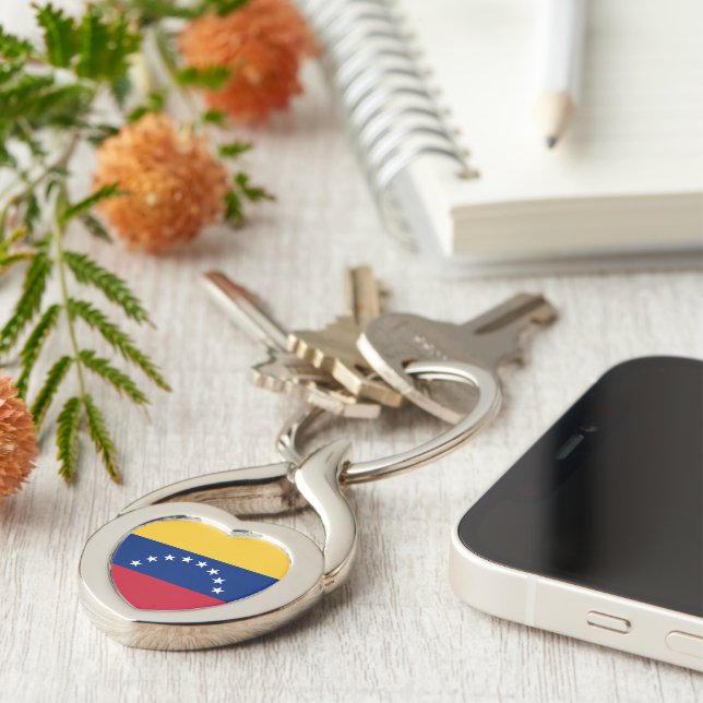 Venezuela flag key ring (Side)