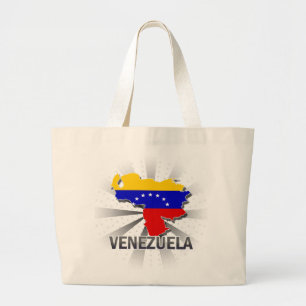 Venezuela Flag Map 2.0 Large Tote Bag
