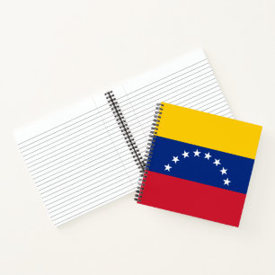 Venezuela flag notebook