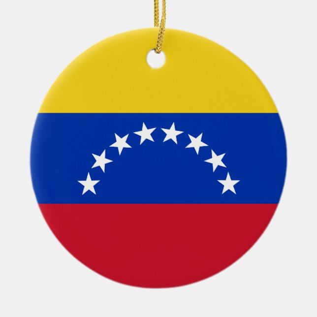Venezuela Flag Ornament (Front)