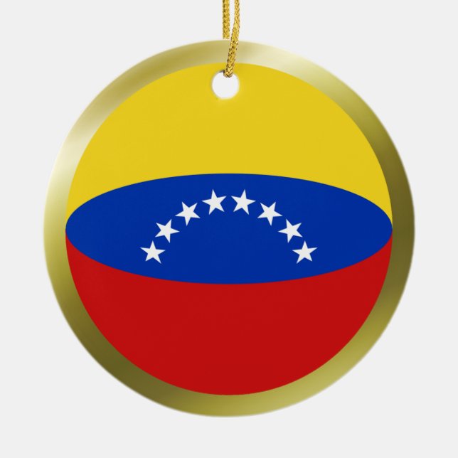 Venezuela Flag Ornament (Front)