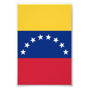 Venezuela flag photo print