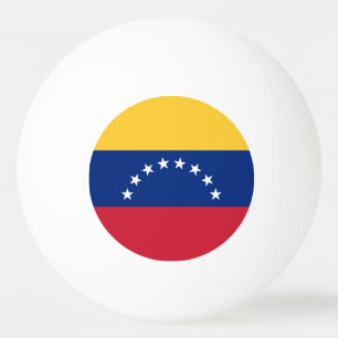 Venezuela flag ping pong ball