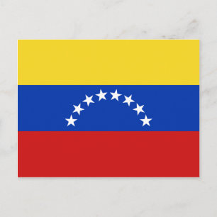 Venezuela Flag Postcard