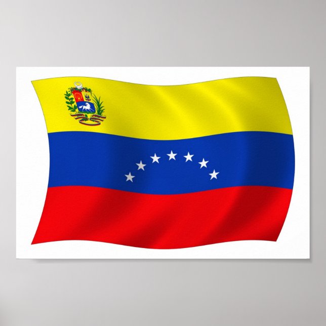 Venezuela Flag Poster Print (Front)