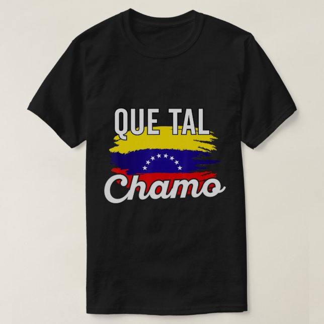 Venezuela Flag Pride Bandera Venezolana Camiseta C T-Shirt (Design Front)
