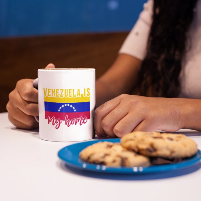 Venezuela Flag Pride Coffee Mug (venezuela is my home coffee mug)