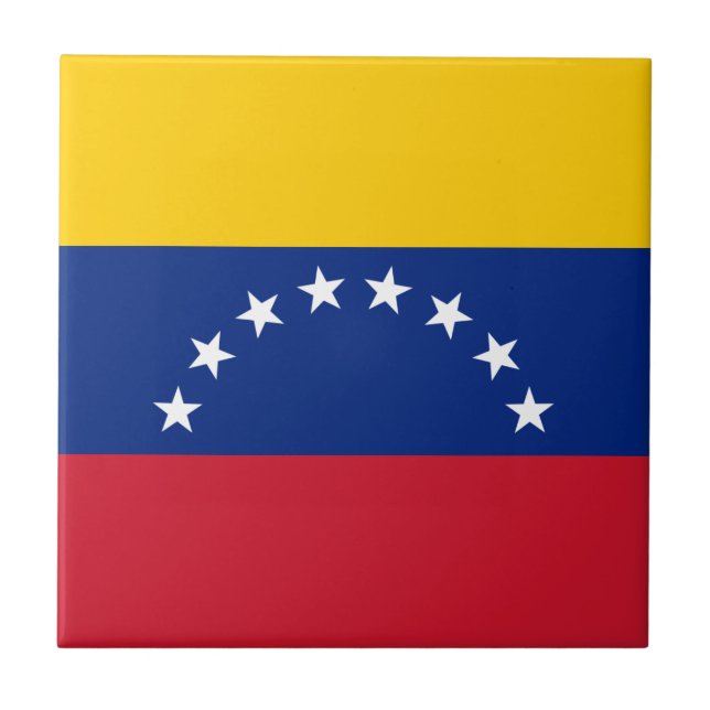 Venezuela Flag Tile (Front)