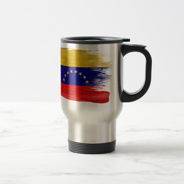 Venezuela Flag Travel Mug (Right)