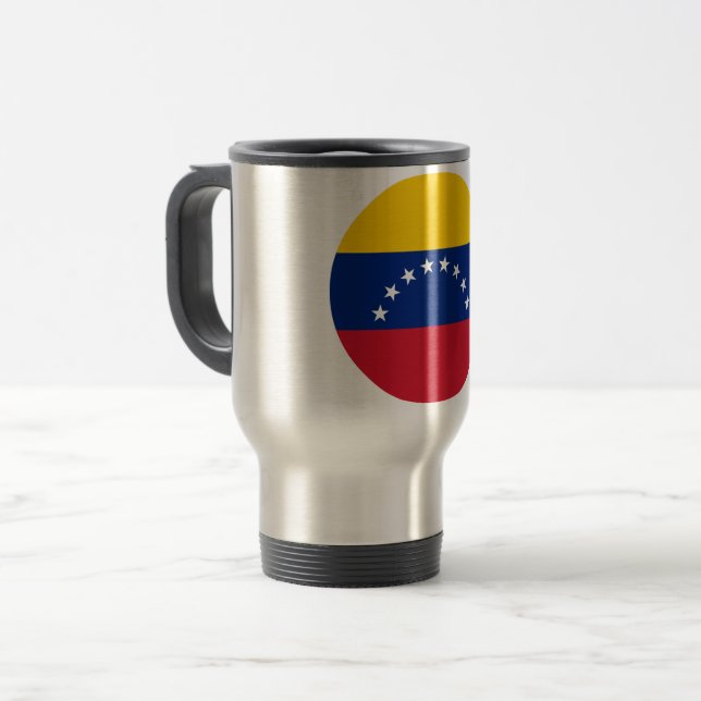 Venezuela Flag Travel Mug (Front Left)