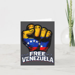 Venezuela Flag Venezuela Libre 2026 Card