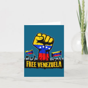 Venezuela Flag Venezuela Libre 2026 Card