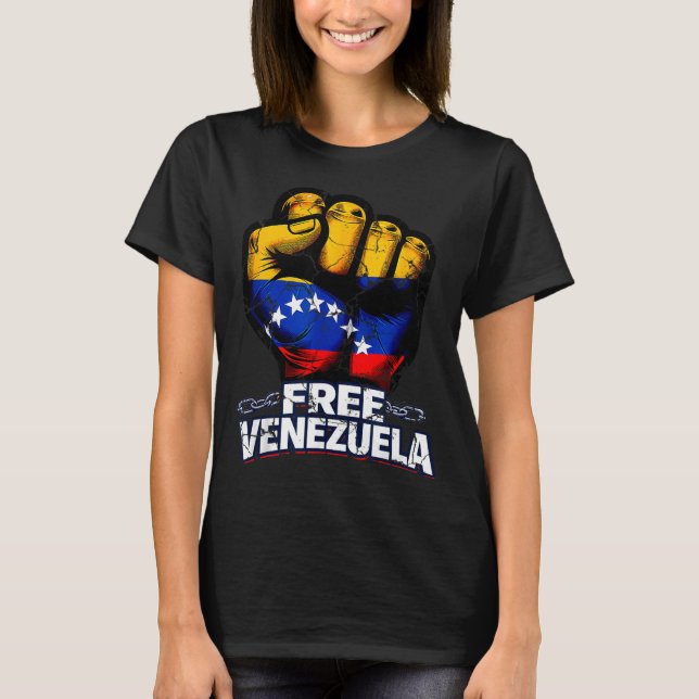 Venezuela Flag Venezuela Libre 2026  T-Shirt (Front)