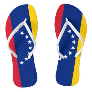 Venezuela Flag Venezuelan Patriotic Jandals