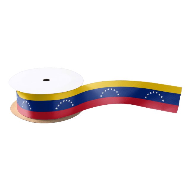 Venezuela Flag Venezuelan Patriotic Satin Ribbon (Spool)