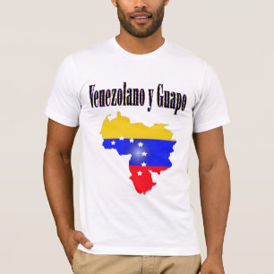Venezuela flag with text Venezolano y guapo T-Shirt