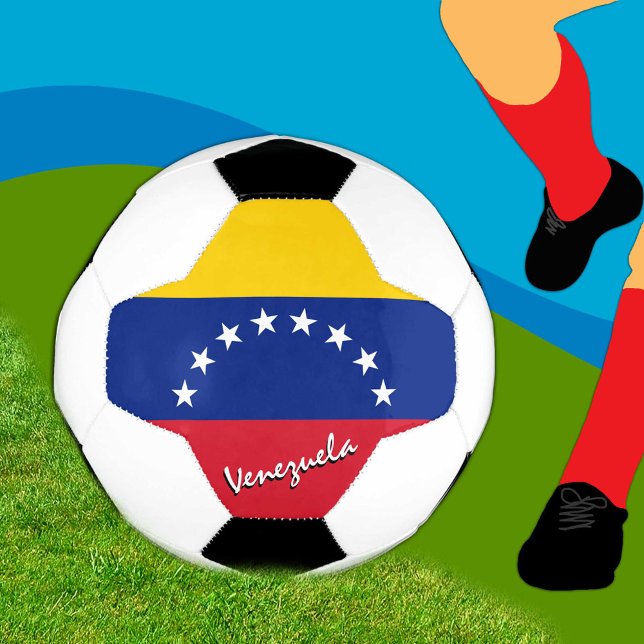 Venezuela Football & Venezuelan Flag / Sport Soccer Ball (Creator Uploaded)