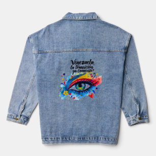 Venezuela - Freedom and Transition Style Denim Jacket