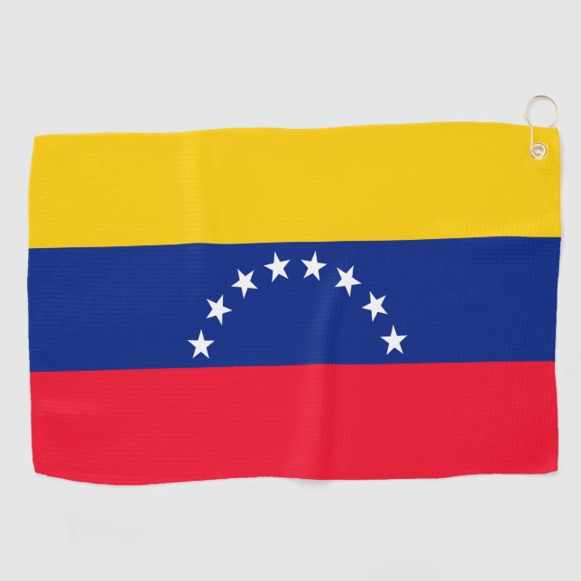 Venezuela Golf Towel (Horizontal)
