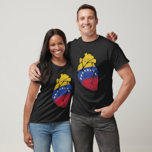 Venezuela Heart Flag T-Shirt