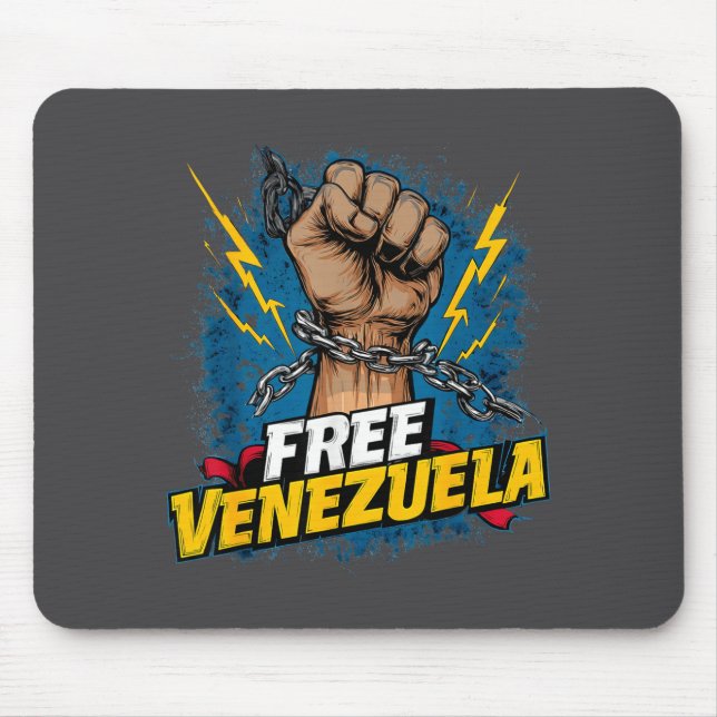 Venezuela Heart Venezuela Flag Mouse Pad (Front)
