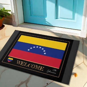 Venezuela house mat, Venezuelan Flag / Welcome Doormat