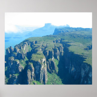 Venezuela Landscape from Aeroplane Photo Poster